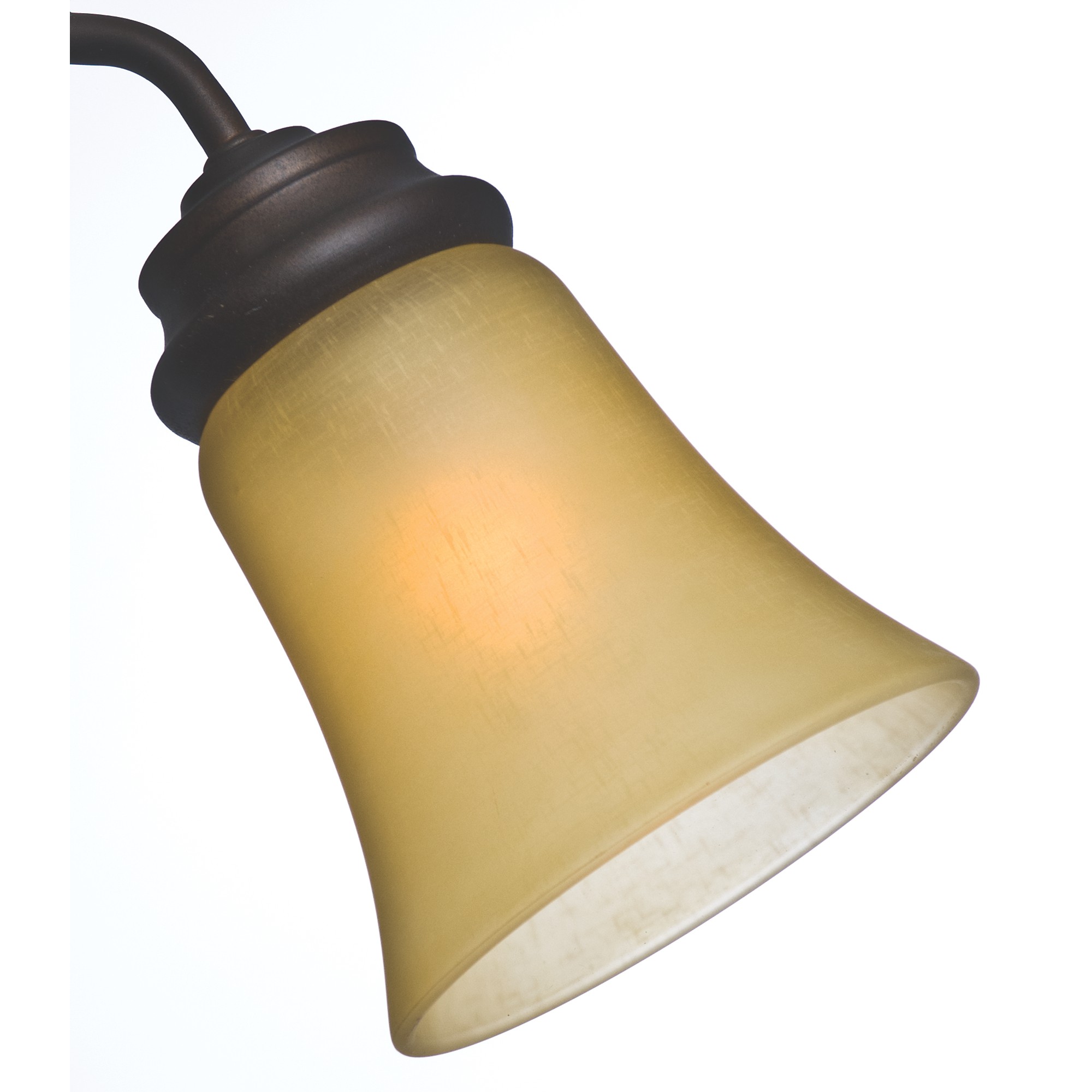 Casablanca Fan Company - 99036 - Amber Linen Side Glass with Bell Shape (Set of 4)