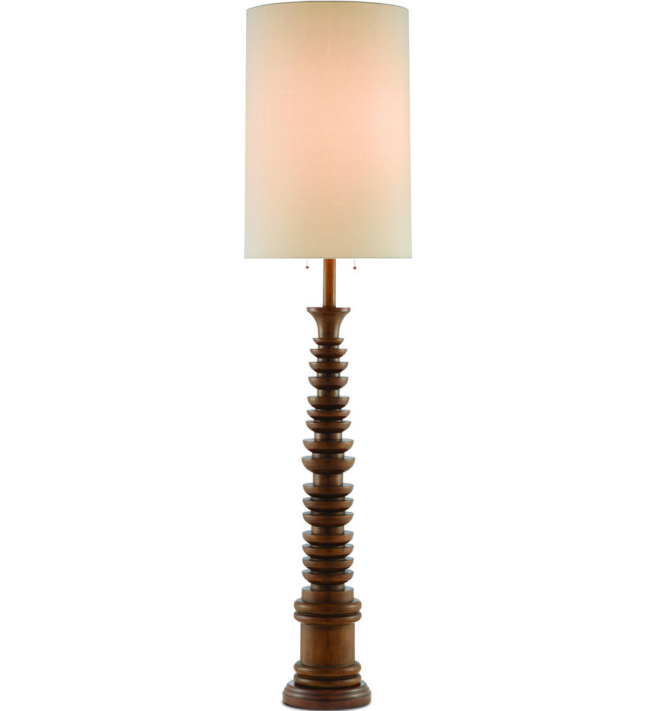 Currey & Company - Malayan 80" Floor Lamp