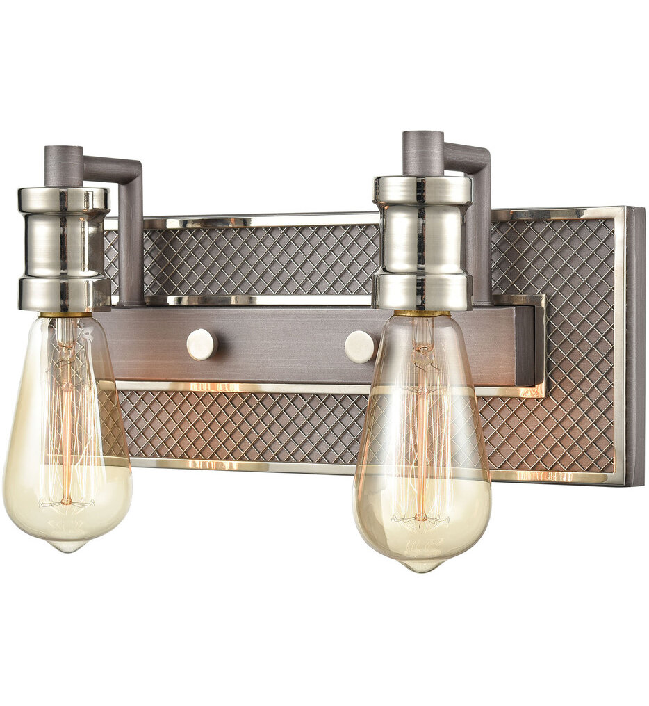 Gridiron 13" Bath Vanity Light