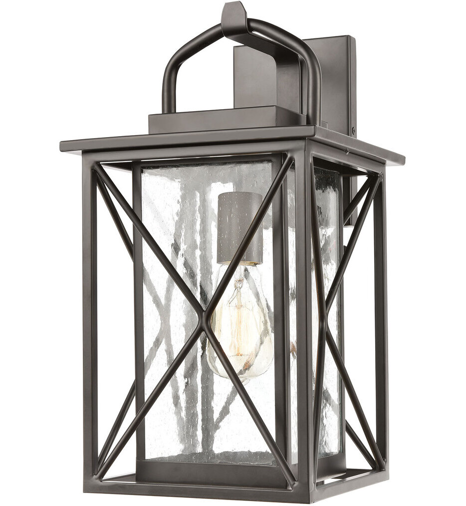 ELK Lighting 46751/1 Carriage Light 17" Outdoor Wall Sconce