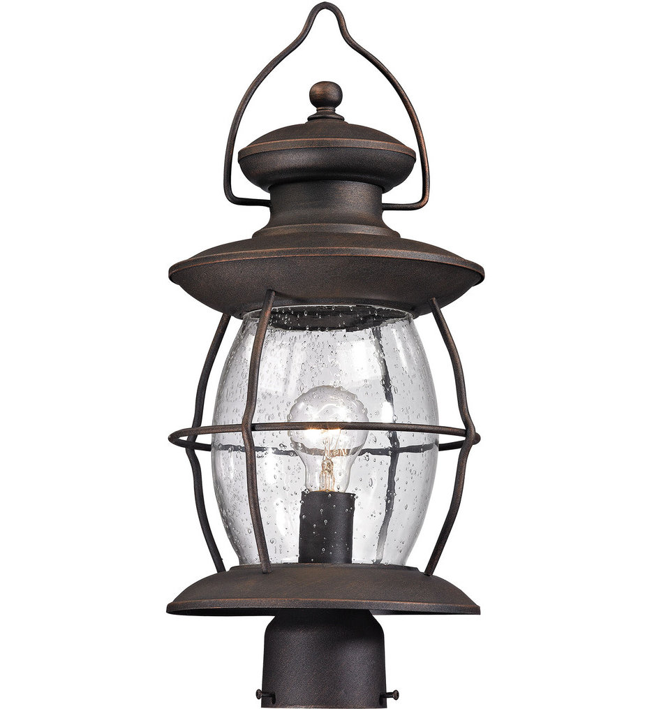 ELK Lighting 47041/1 Village Lantern 8" 1 Light Outdoor Post Light