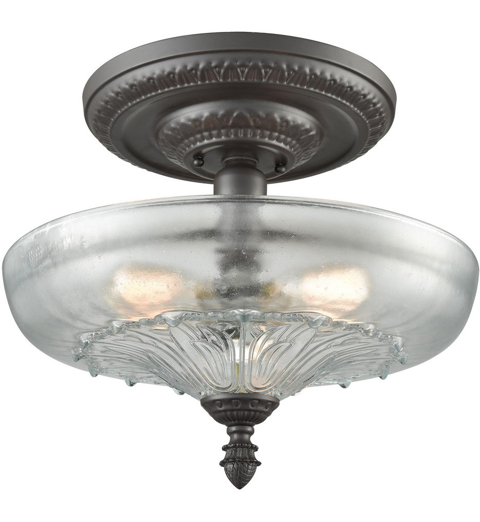 Restoration Flushes 15" Semi-Flush