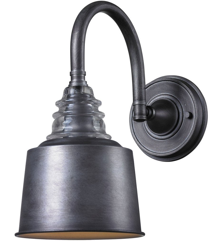 ELK Lighting Insulator Glass 13" Wall Sconce