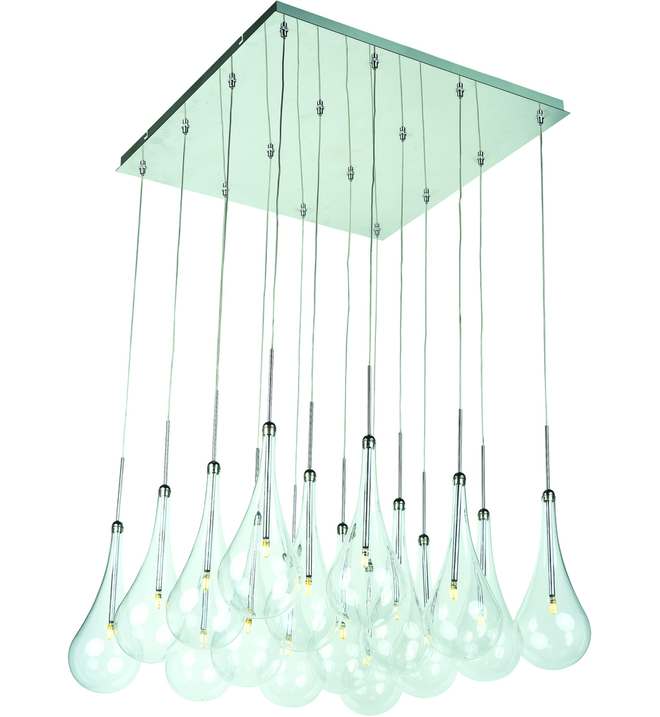 ET2 - E20517-18PC - Larmes LED 19" Pendant