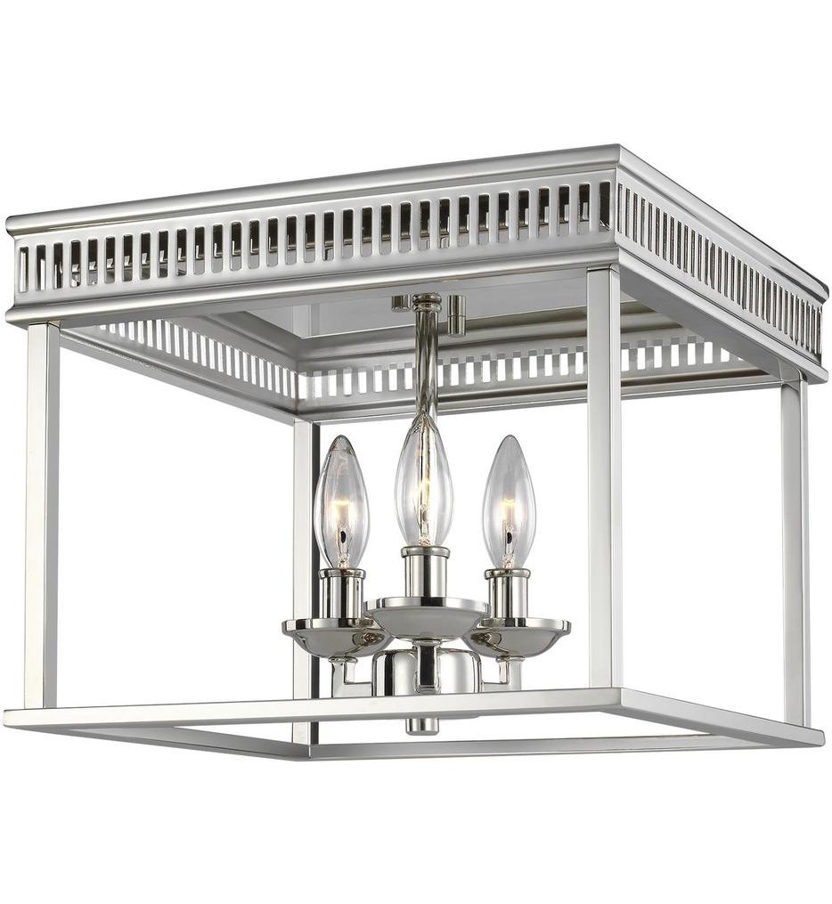 Visual Comfort Studio - Woodruff 13" Flush Mount