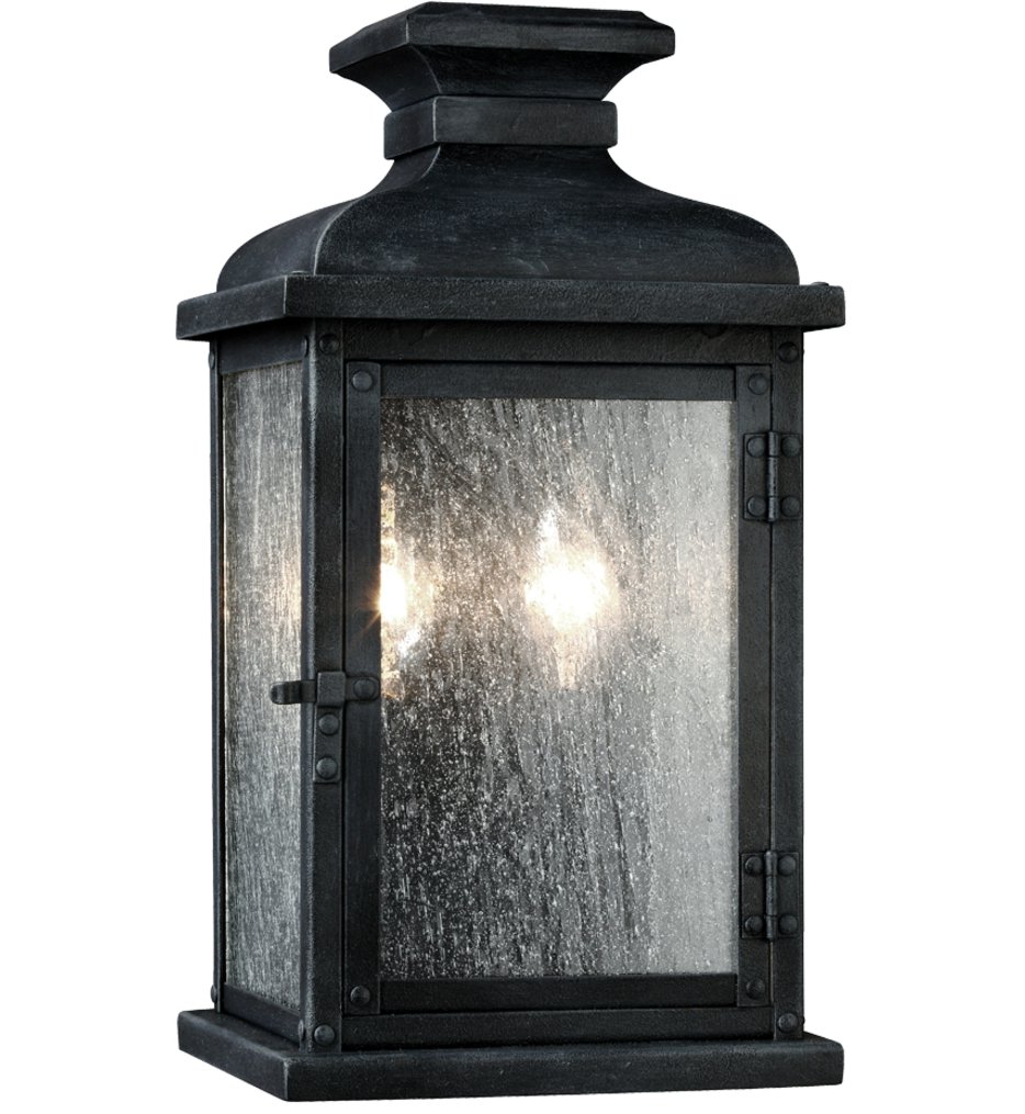 Visual Comfort Studio - Pediment 12.5" Outdoor Wall Sconce