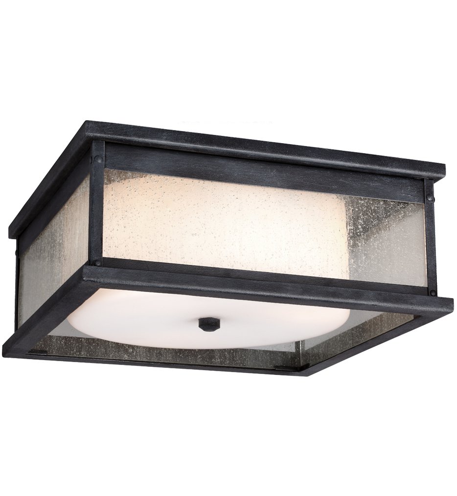 Visual Comfort Studio - OL11113DWZ - Pediment 13" Outdoor Flush Mount