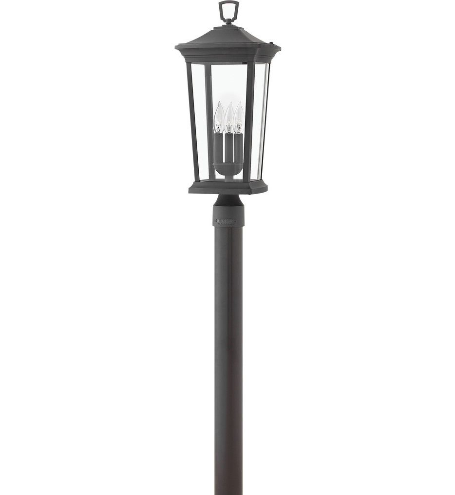 Hinkley Lighting - Bromley 3 Light Outdoor Post Mount