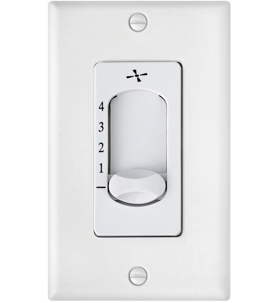 Hinkley Lighting - 980011FWH - Wall Control 4 Speed Slide
