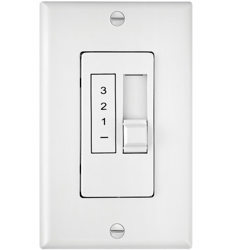 Hinkley Lighting - 980012FWH - Wall Control 3 Speed 5 Amp
