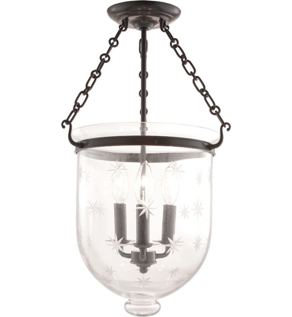 Hampton 12" Semi-Flush