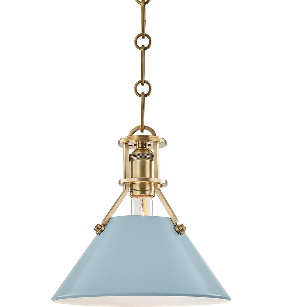 Painted No.2 9.5" Pendant