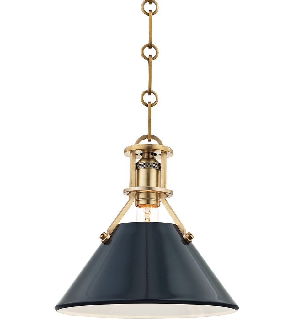 Painted No.2 9.5" Pendant