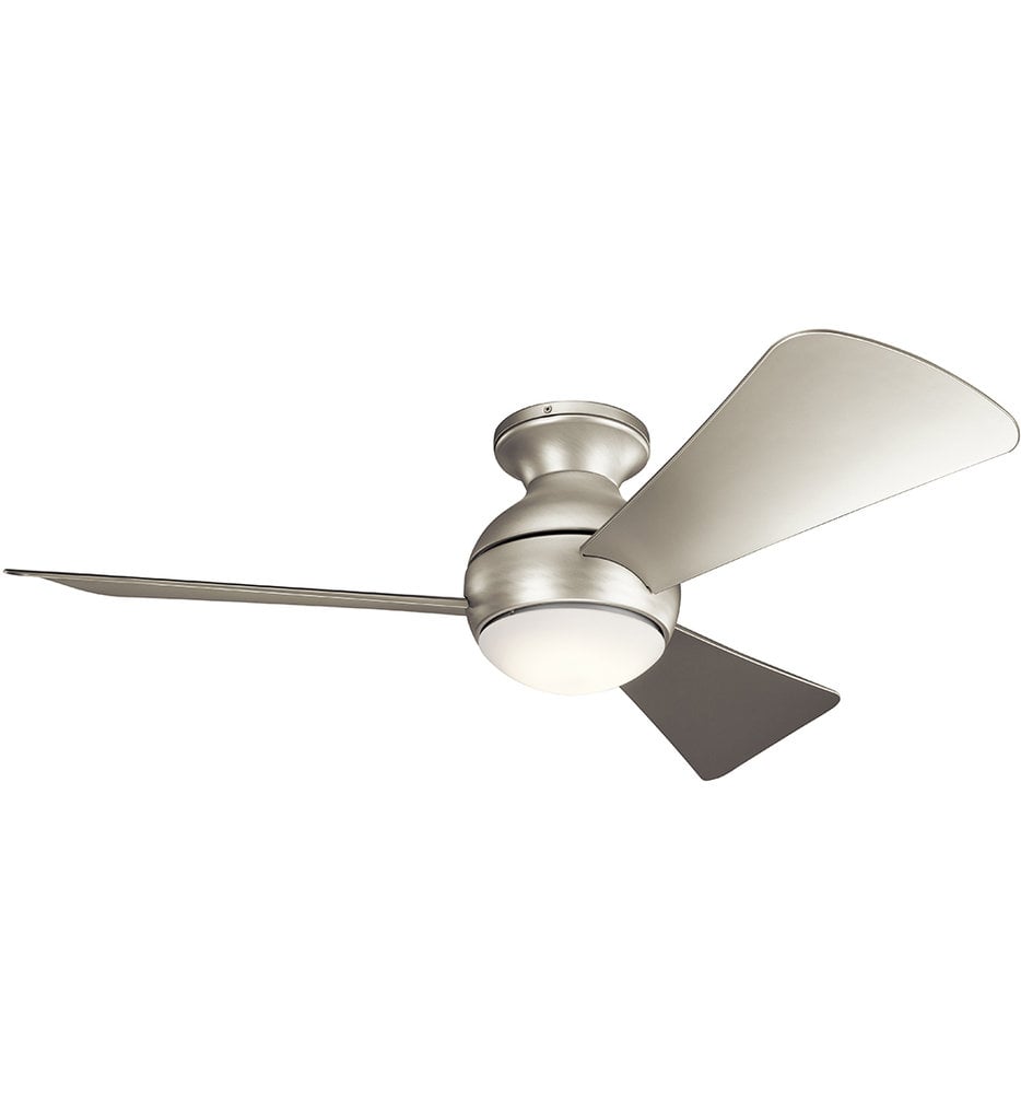 Kichler - 330151NI - Sola Flush Mount Fan
