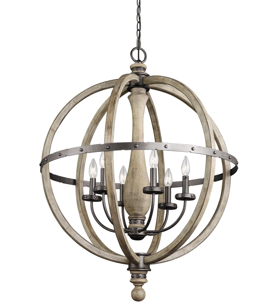 Kichler - 43327DAG - Evan 28.5" Chandelier
