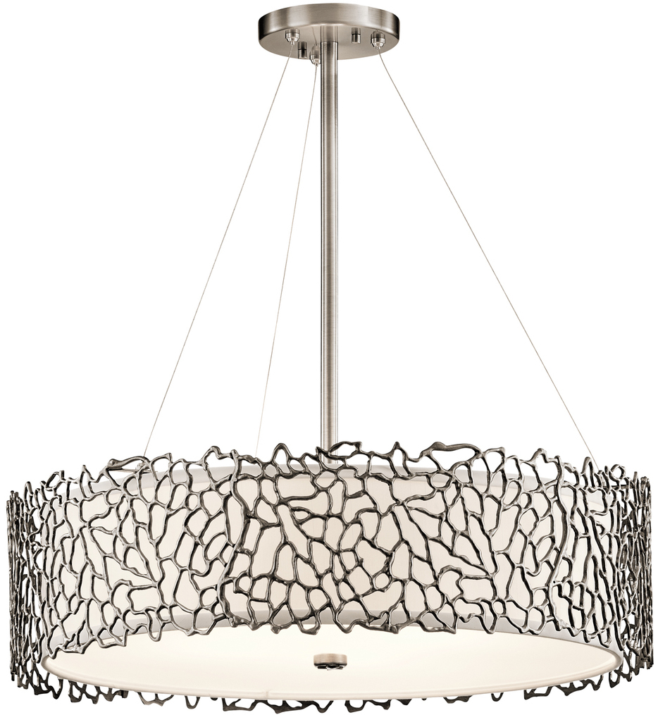 Kichler - 43347CLP - Silver Coral 22" Pendant