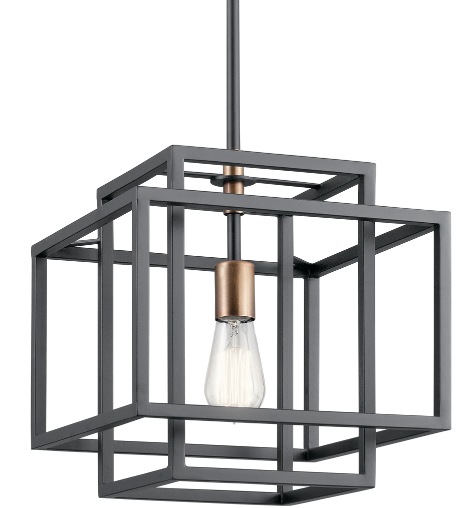 Kichler - 43982BK - Taubert 12" Pendant