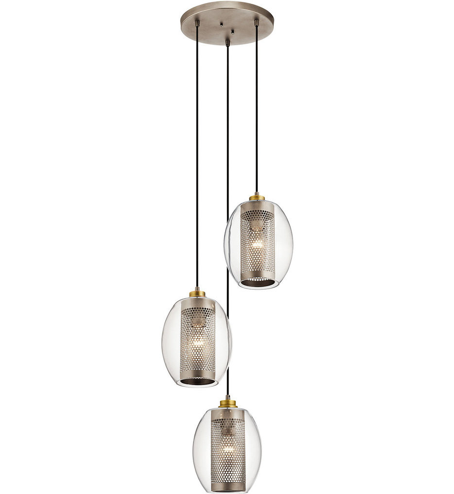 Kichler - 44103AP - Asher 17.25" Pendant