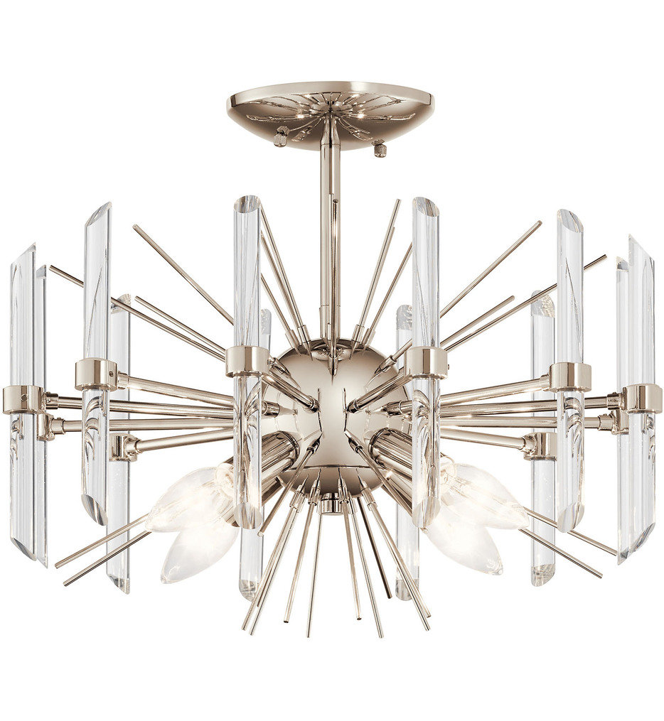 Kichler - 44277PN - Eris 16" Semi-Flush