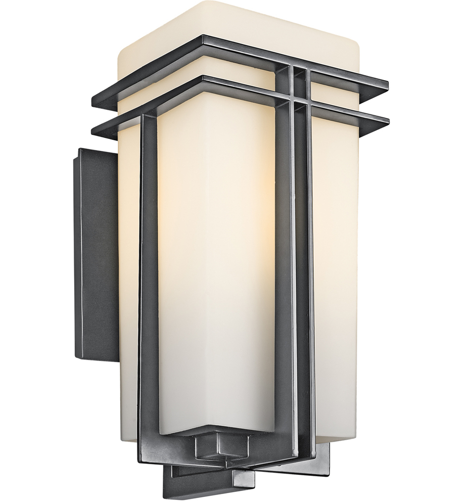Kichler - 49202BK - Tremillo 17.25" Outdoor Wall Sconce