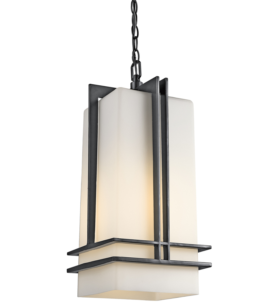 Kichler - 49205BK - Tremillo 7" Outdoor Pendant