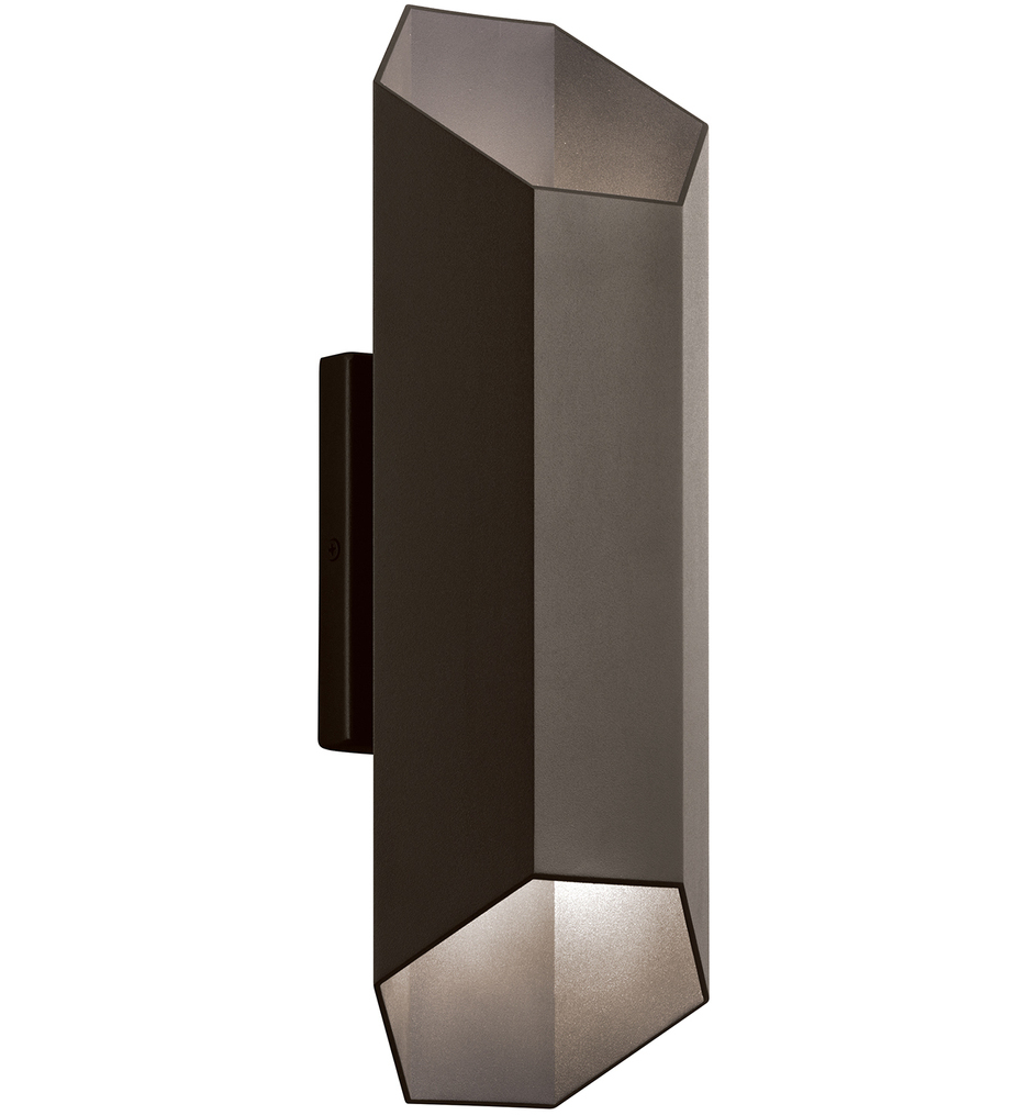 Kichler - 49607AZTLED - Estella 12" Outdoor Wall Sconce