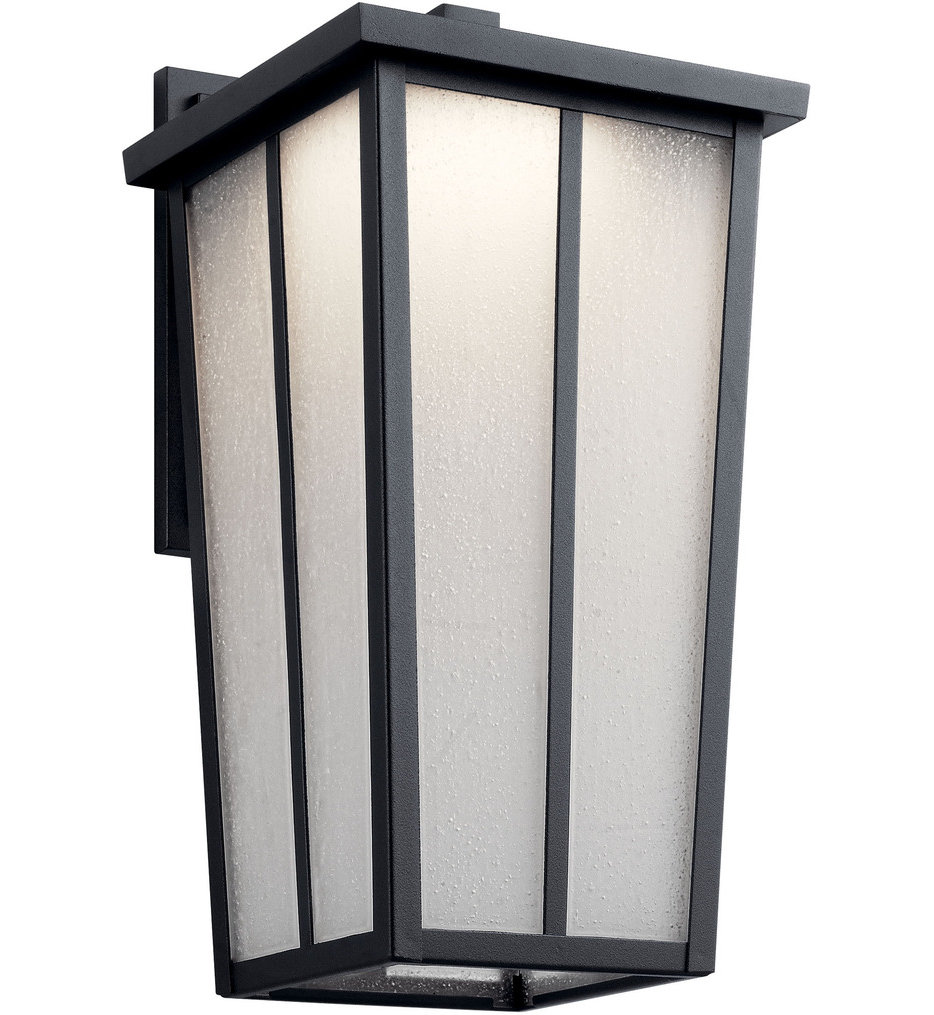 Kichler - 49624BKTLED - Amber Valley 17.25" Outdoor Wall Sconce