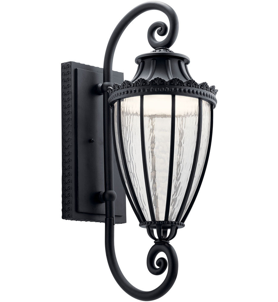 Kichler - 49753BKTLED - Wakefield 29.5" Outdoor Wall Sconce