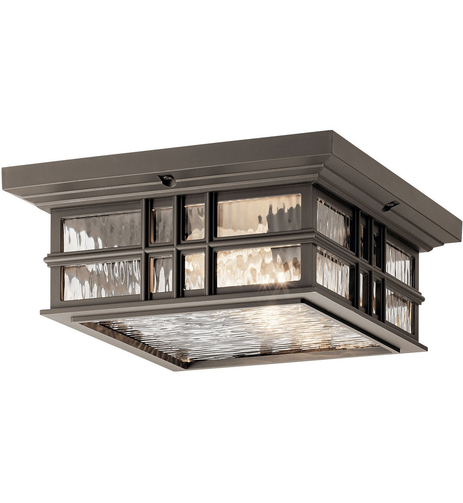 Kichler - Beacon Square 12" Outdoor Flush Mount