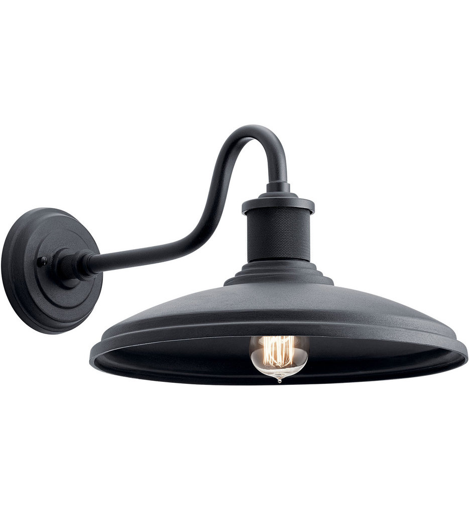 Kichler - 49981BKT - Allenbury 9" Outdoor Wall Sconce