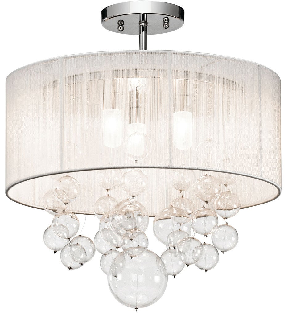 Imbuia 16" Semi-Flush