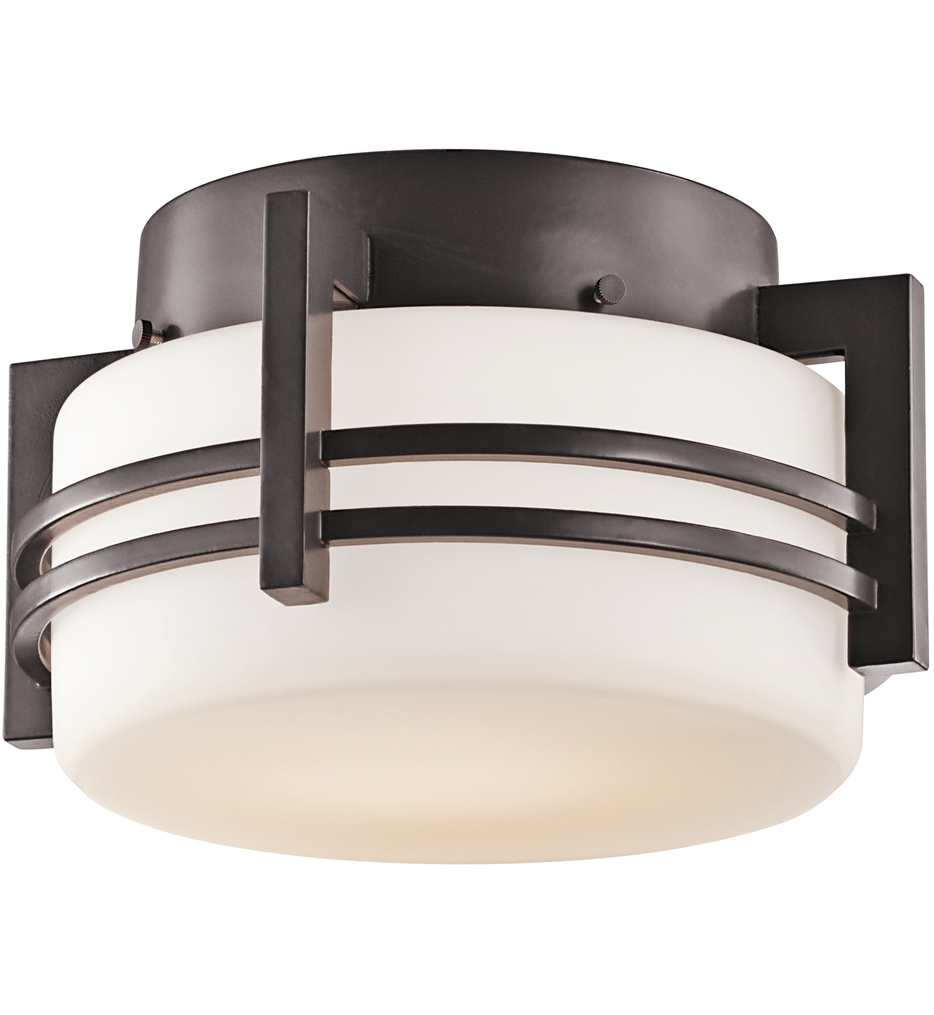Kichler - 9557AZ - Pacific Edge 10.5" Outdoor Flush Mount
