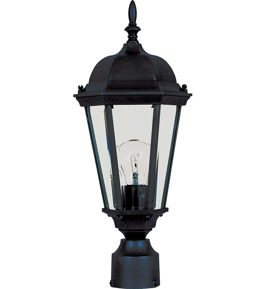 Maxim Lighting - 1001BK - Westlake 19" Post Light