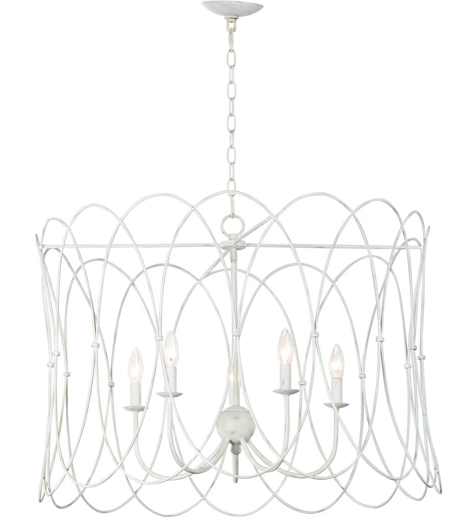 Maxim Lighting - 27596WWT - Trellis 32.25" Chandelier