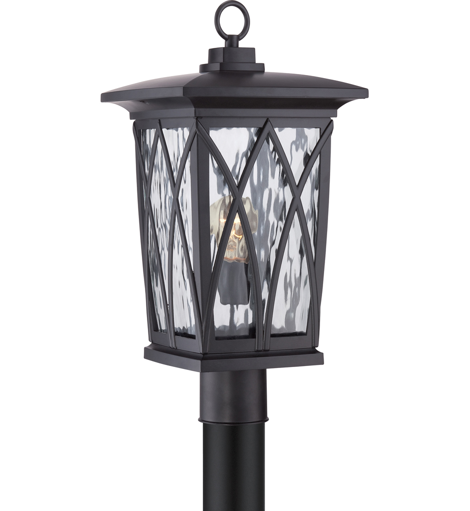 Quoizel - GVR9010K - Grover 10.5" Incandescent Outdoor Post Light