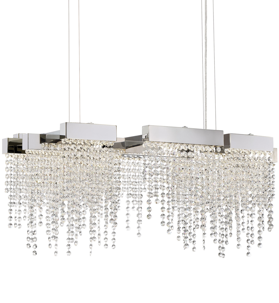 Quoizel - PCCL1033PK - Crystal Falls 33.75" Island Light