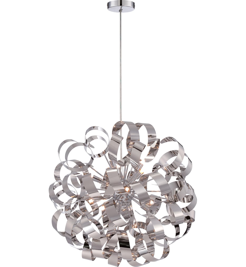 Quoizel - RBN2823CRC - Ribbons 23" Pendant