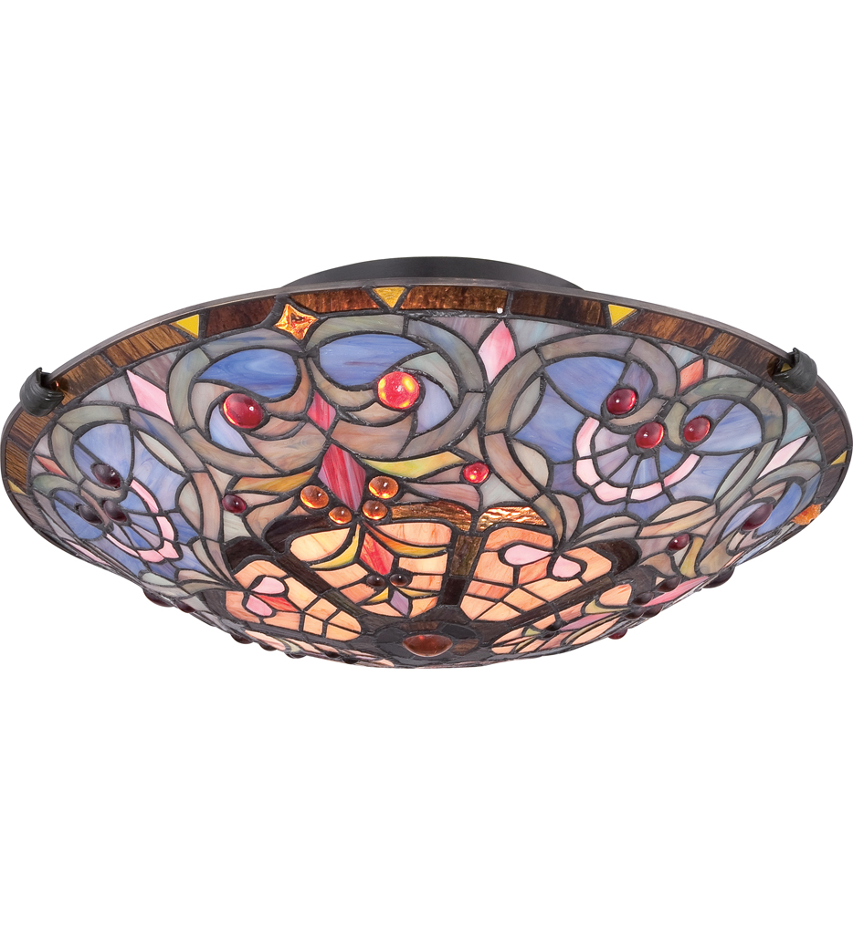 Quoizel - TF1805SVB - Carroll 17" Flush Mount