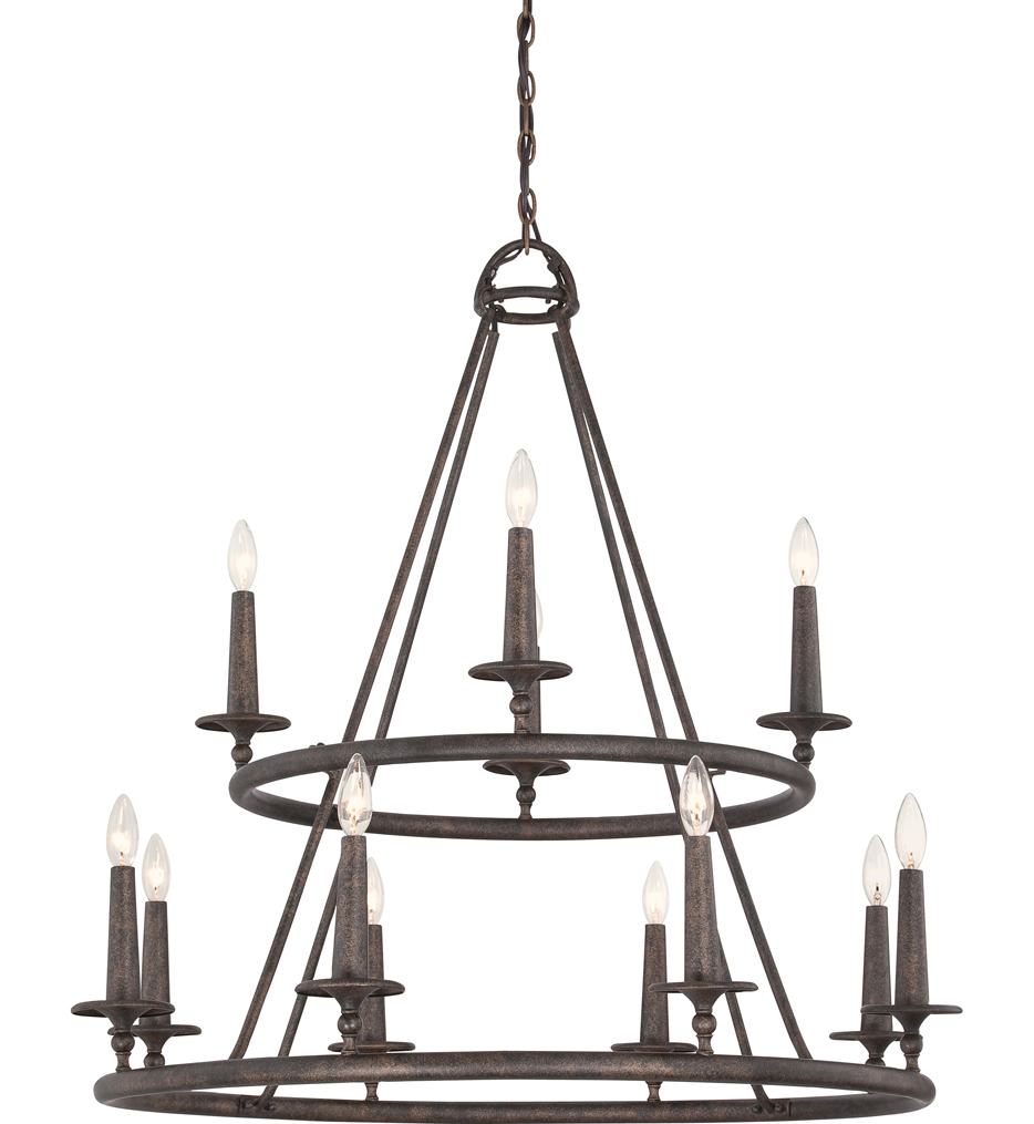 Quoizel - VYR5012ML - Voyager 36" Chandelier