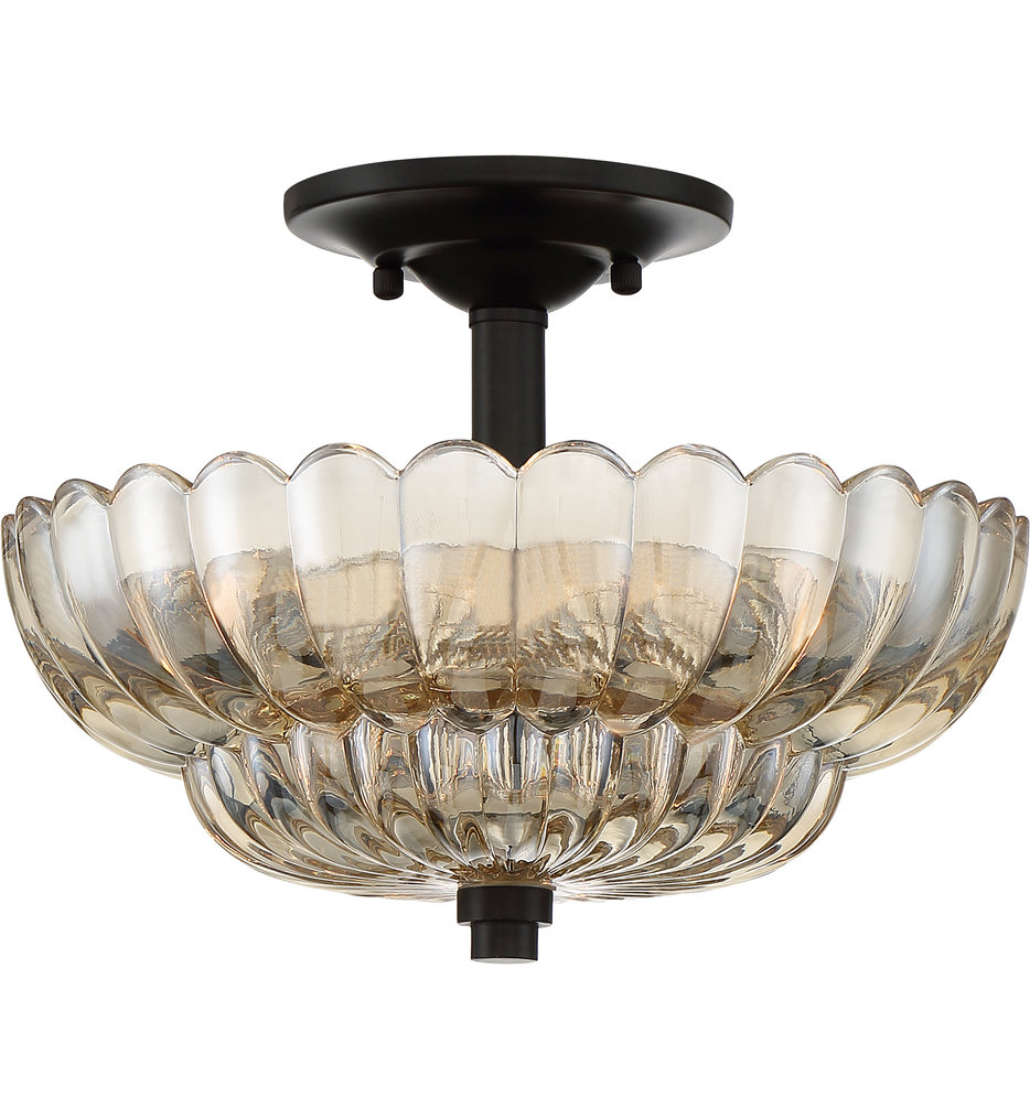 Quoizel - WHP1712MC - Whitecap 11.75" Semi-Flush