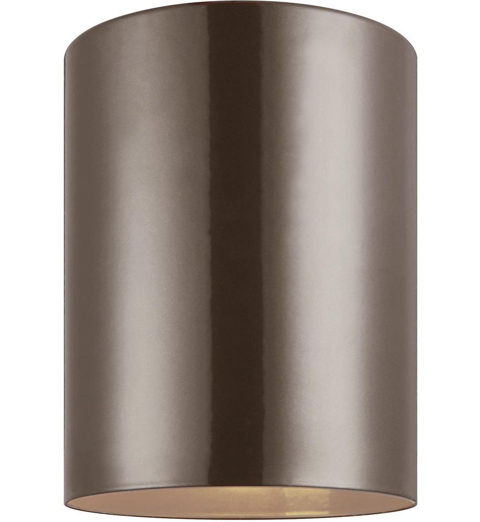 Outdoor Cylinders 5.13" Outdoor Flush Mount