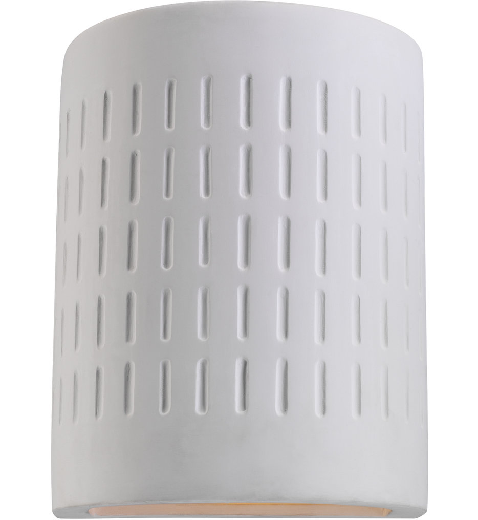 Generation Lighting - Paintable Ceramic 10" Outdoor Wall Sconce