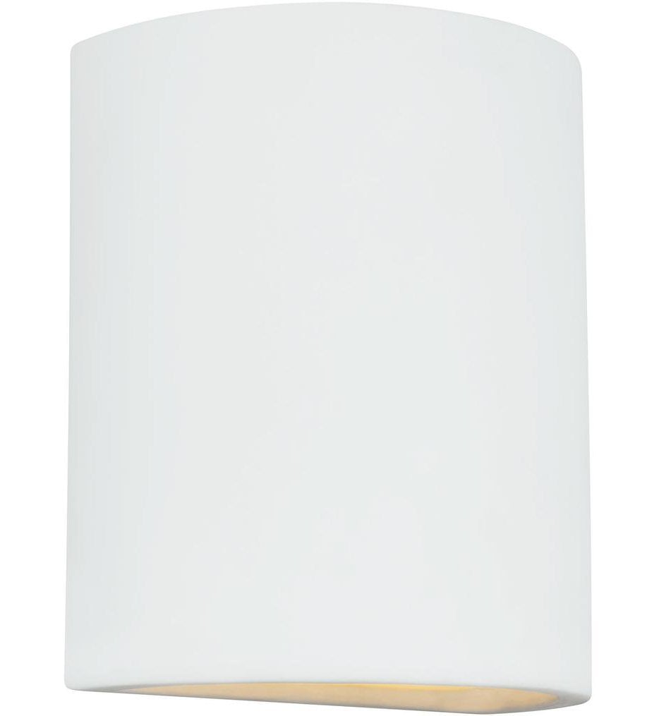 Generation Lighting - Paintable Ceramic 10" Outdoor Wall Sconce
