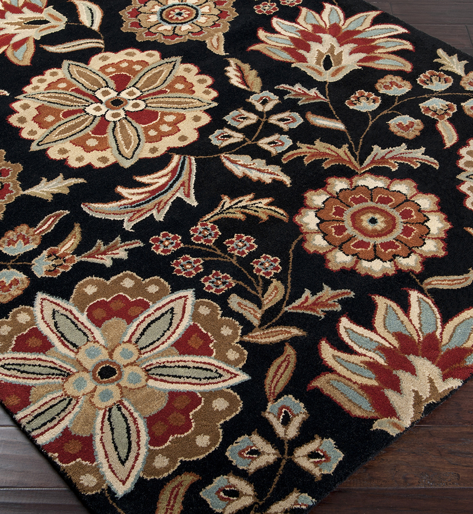 Athena Floral Print Hand Tufted Rug