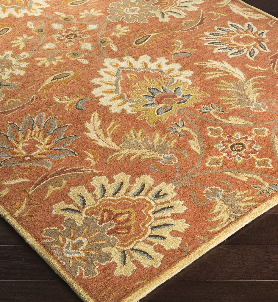Caesar Traditional Paisley Hand Tufted Rug