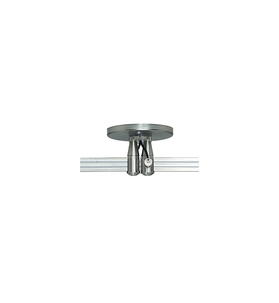 Monorail 4" Round Dual Power Feed Canopy