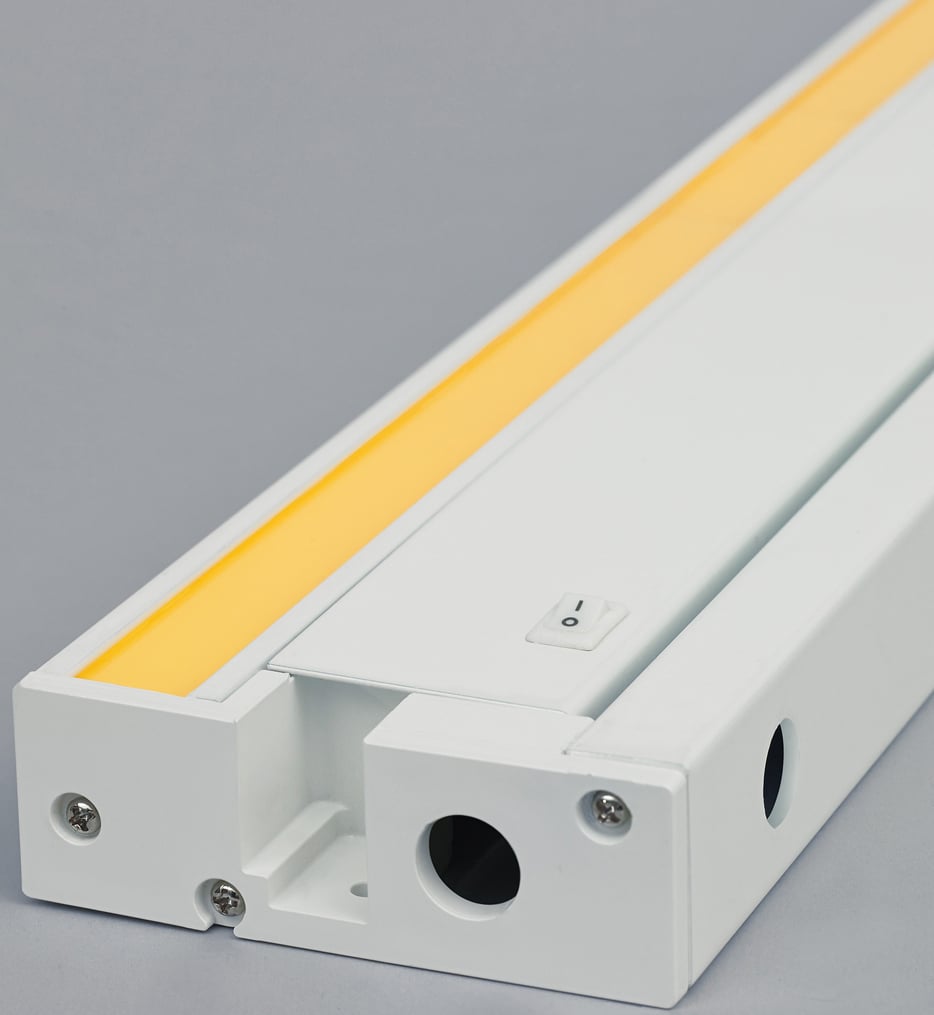 Unilume 7" LED Under Cabinet Light Bar Without Occupancy Sensor