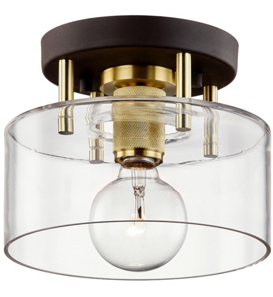 Troy Lighting - Bergamot Station 8.5" Semi-Flush