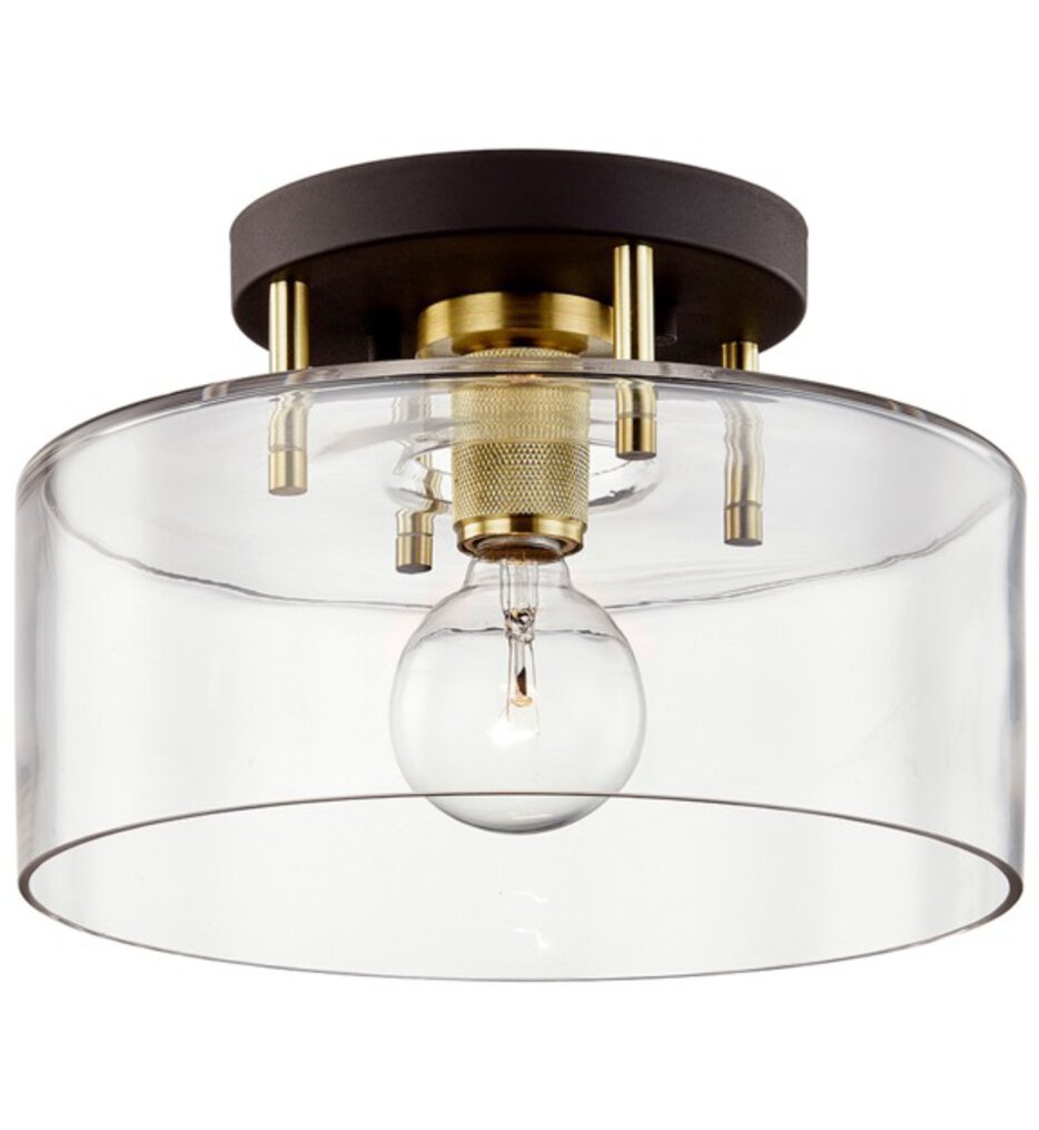Troy Lighting - Bergamot Station 12.25" Semi-Flush