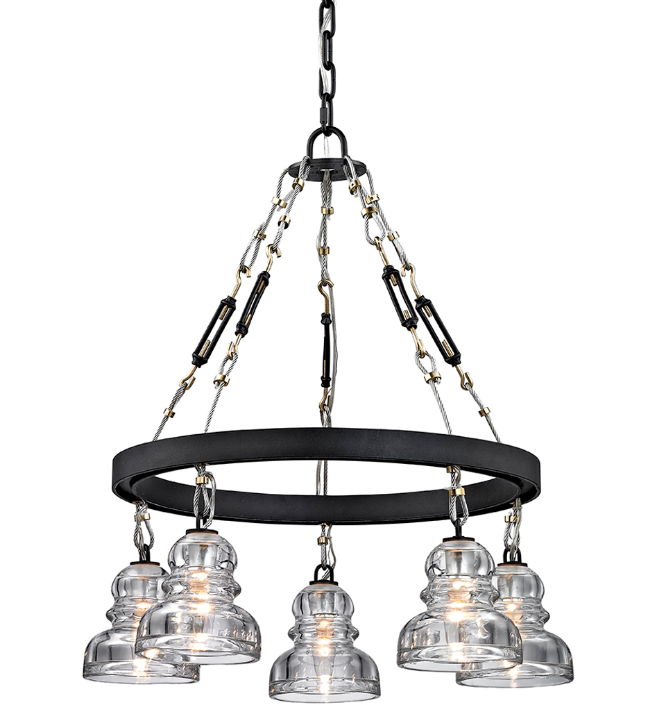 Troy Lighting - Menlo Park 25.5" Chandelier | Lamps.com